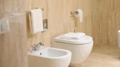 a bathroom with two sinks and a shower at The Talent Hotel in Rome
