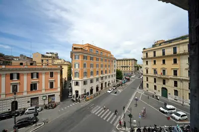 a view of a street in a city with buildings at Rome Luxury House - The House in Rome