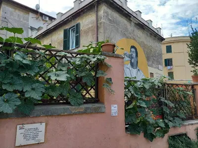 a car parked in a parking lot next to a building at Rome Lotto31 Apartment Garbatella in Rome