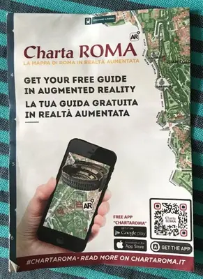 a person holding a cell phone in a sign at Eva's house Roma in Rome