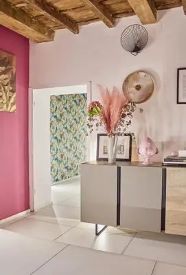 a room with a dresser and a window at Casa Pietra in Rome