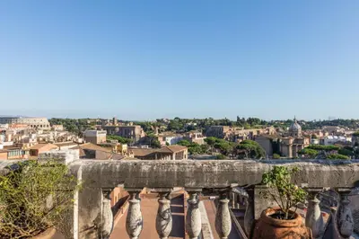 a view of the city from a bridge at The Great View in Rome