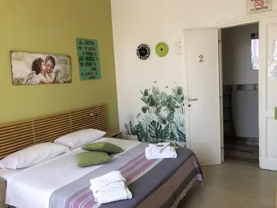 a bedroom with a bed in a room at B&B Da Ponticello in Rome