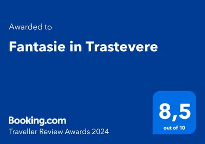 a blue screen with the text unavailable to fantastic in transaction at Fantasie in Trastevere in Rome
