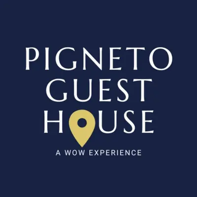 a book cover of a pizza crust house with a yellow pepper at Pigneto Guest House in Rome