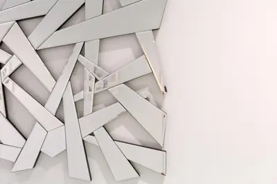 a rendering of a geometric pattern on a wall at Residenza Alexander Guest House in Rome