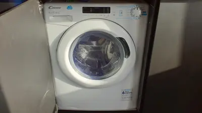 a washing machine sitting in a room at Efeso 19 in Rome