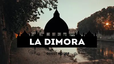 a building with the words la duruncia on it at La Dimora in Rome