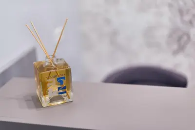 a container sitting on top of a table at B-STAY Via Milano 52 in Rome