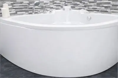 a white bath tub sitting in a room at Black Enchanting Jacuzzi Suite Trastevere in Rome