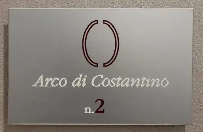 a sign with the number of a oreo at a restaurant at Tullia&Prisca Relais in Rome