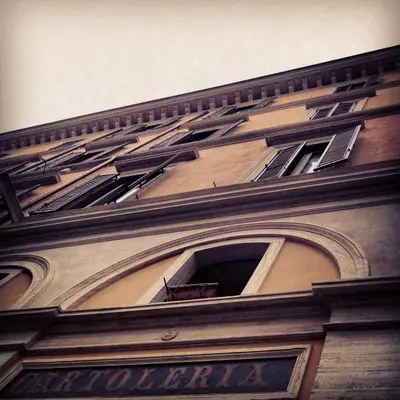 a building with a window on the side of it at MyNavona in Rome