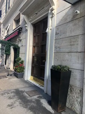 a door of a building with plants in front of it at Aurora 31 - Suite & Breakfast in Rome