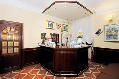 a bar in a room with a sink in a room at Hotel Meridiana in Rome