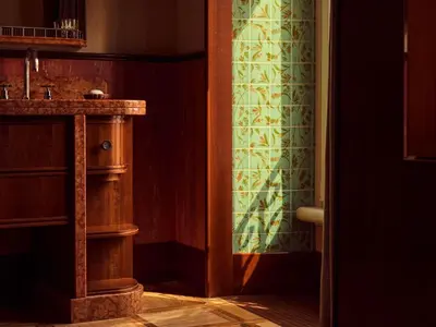 a bathroom with a sink and a shower at Orient Express La Minerva in Rome