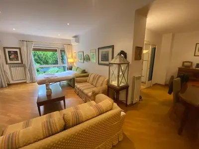a living room with two couches and a table at Vicario138 in Rome