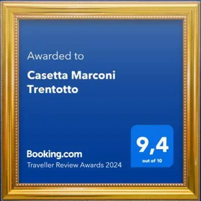 a picture of a framed picture of a visa card at Casetta Marconi Trentotto in Rome