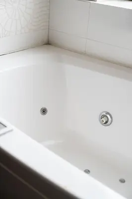 a white counter top with two holes in it at Cipro Roomy House - Vatican in Rome