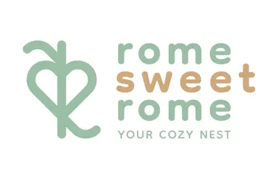 a logo for a home sweet home your cozy nest at RomeSweetRome in Rome