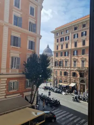 a view of a city street with buildings at FCR Rome Apartments Gracchi Vatican in Rome