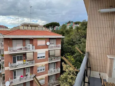 a view from the balcony of a building at Gregorio VII Vatican House in Rome