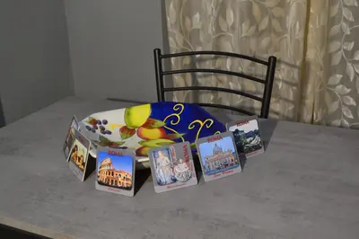 a table with books and a cake on top of it at Sunflower House in Rome